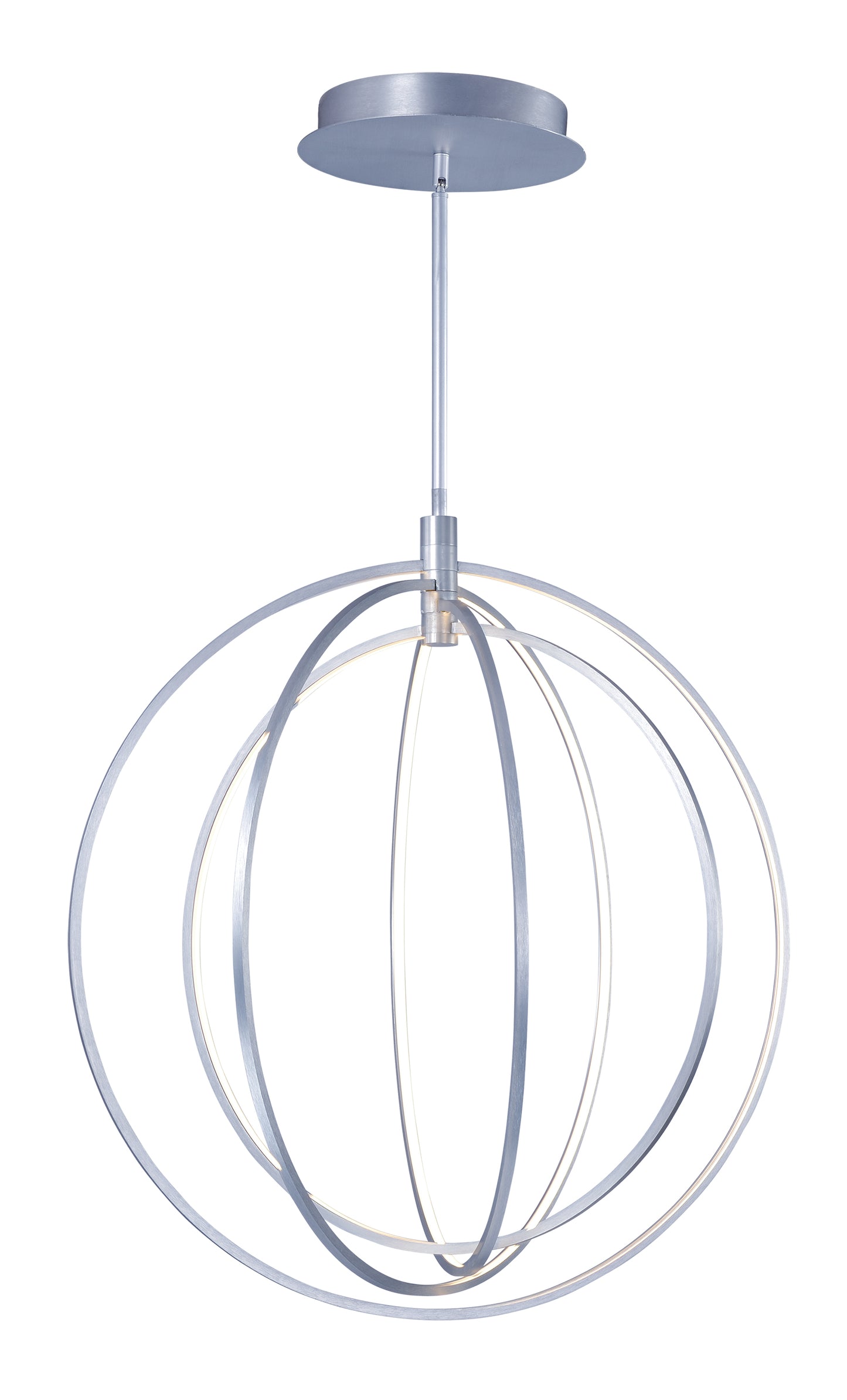E24048-BP - Concentric LED 30" Pendant - Brushed Platinum