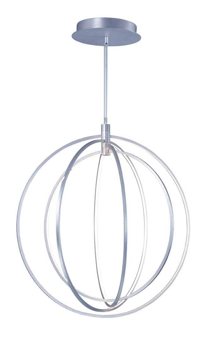 E24048-BP - Concentric LED 30" Pendant - Brushed Platinum