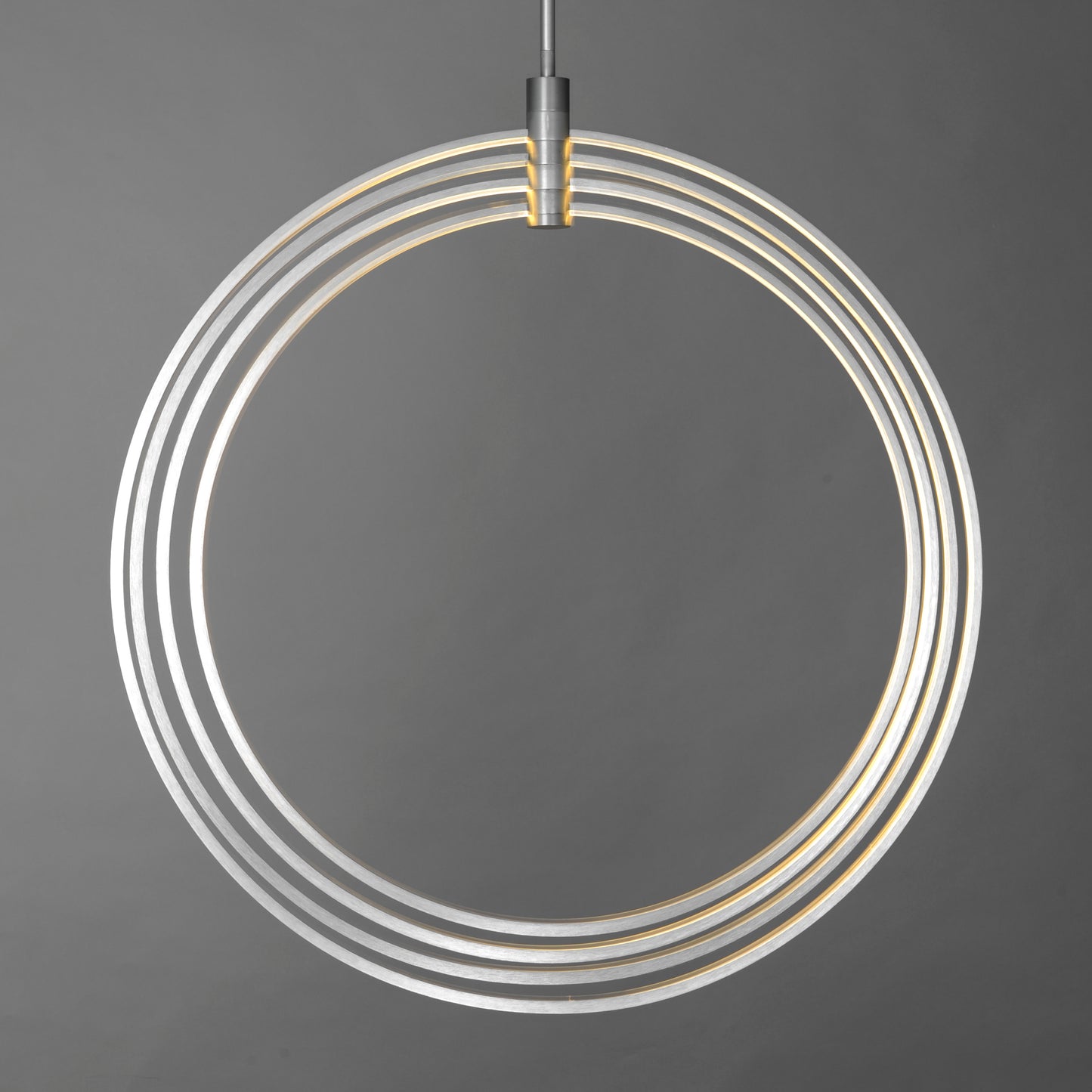 E24048-BP - Concentric LED 30" Pendant - Brushed Platinum