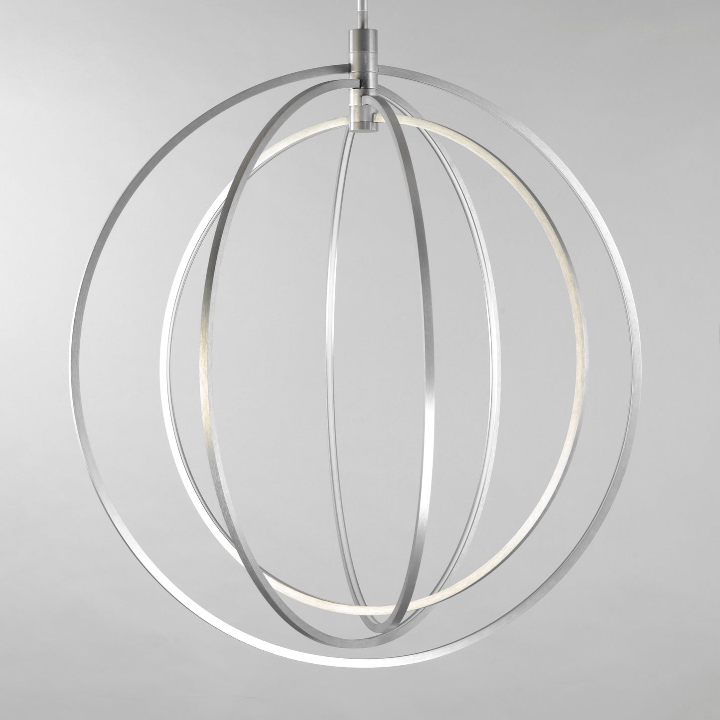 E24048-BP - Concentric LED 30" Pendant - Brushed Platinum