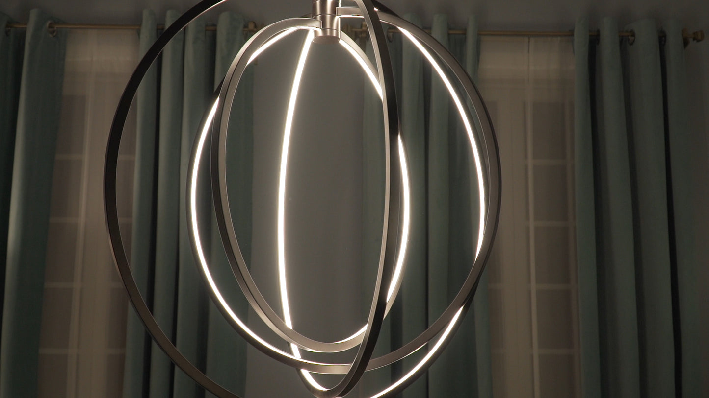 E24049-BZ - Concentric LED 39" Pendant - Bronze