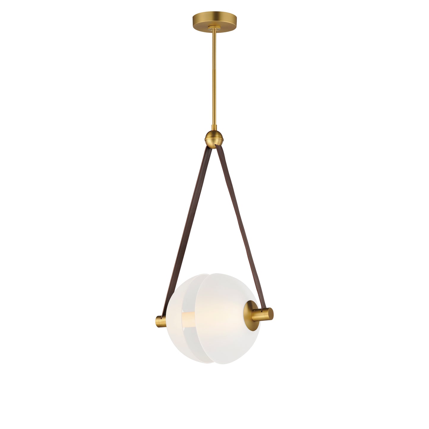 E24088-90NAB - Dispatch 34" Pendant - Natural Aged Brass