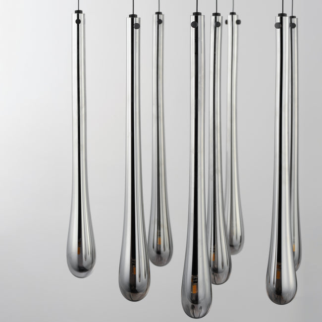 E24217-138BK - 9 Light Stillo 17" Chandelier - Black