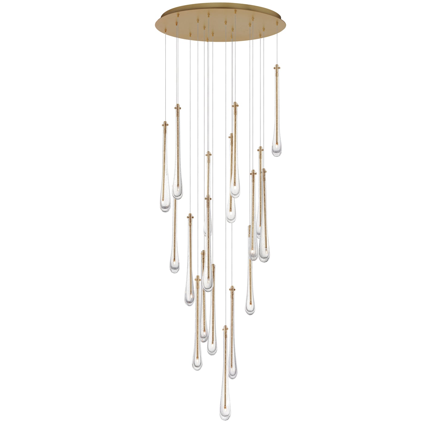 E24219-118GLD - 18 Light Stillo 26" Chandelier - Gold