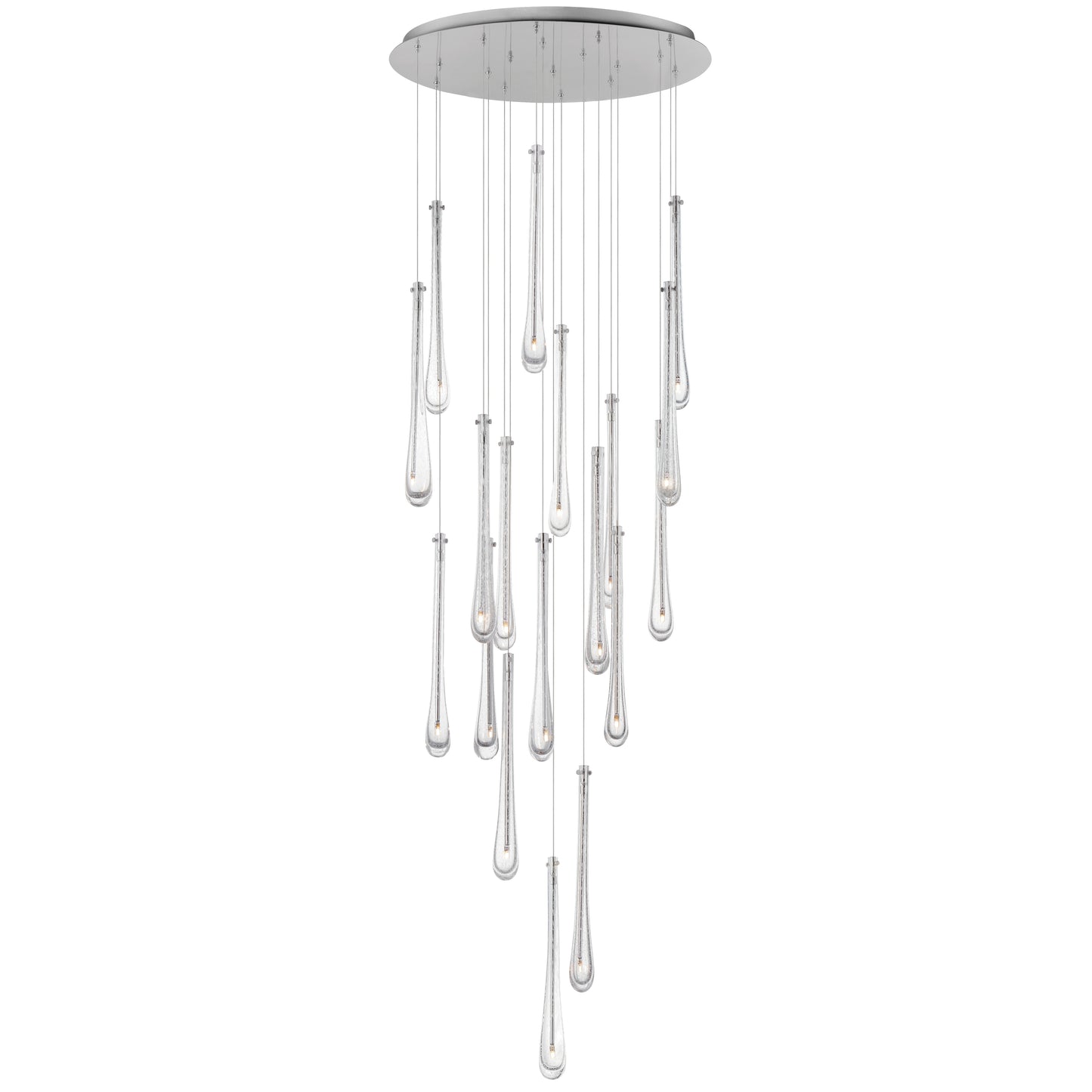 E24219-122SN - 18 Light Stillo 26" Chandelier - Satin Nickel