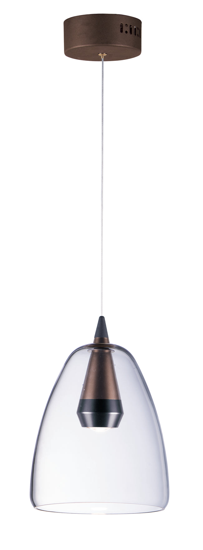 E24608-18BKCOF - Sven 11" Pendant - Black / Coffee