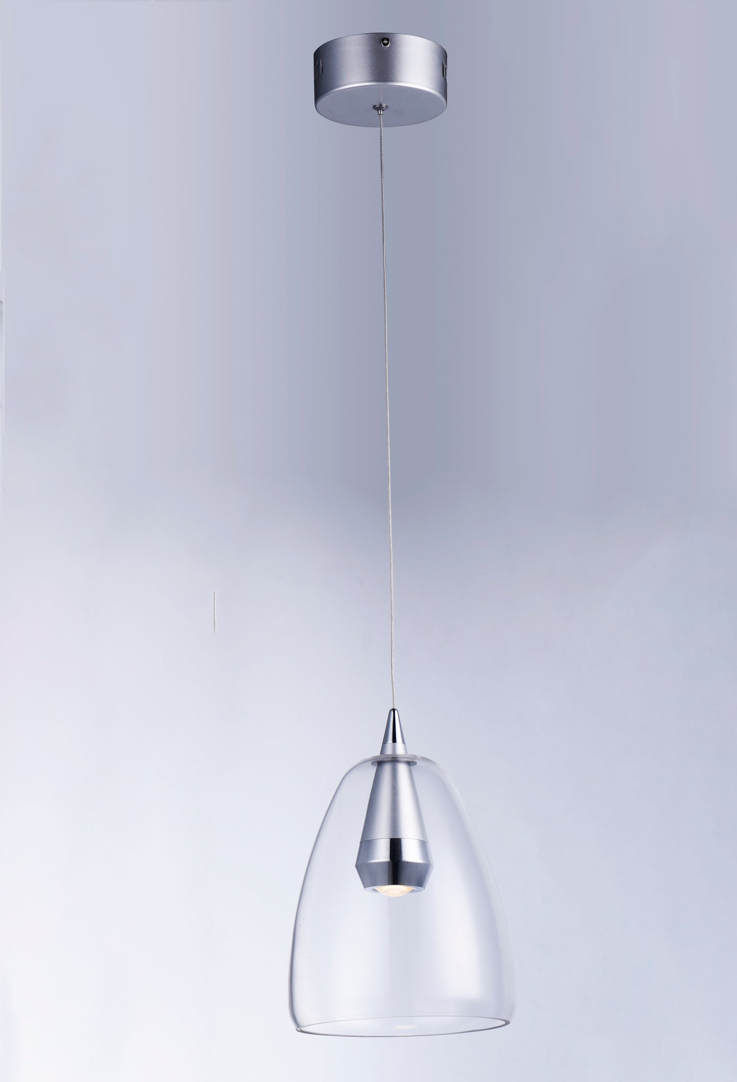 E24608-18PCSV - Sven 11" Pendant - Polished Chrome / Silver