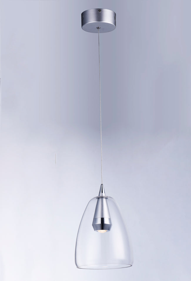 E24608-18PCSV - Sven 11" Pendant - Polished Chrome / Silver