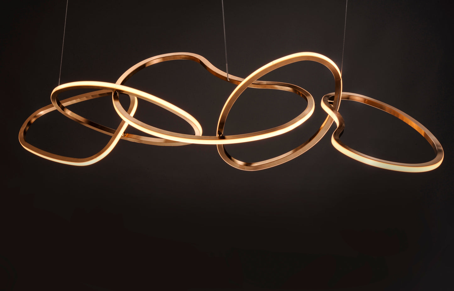 E24616-BCN - Unity 55" Chandelier - Brushed Champagne