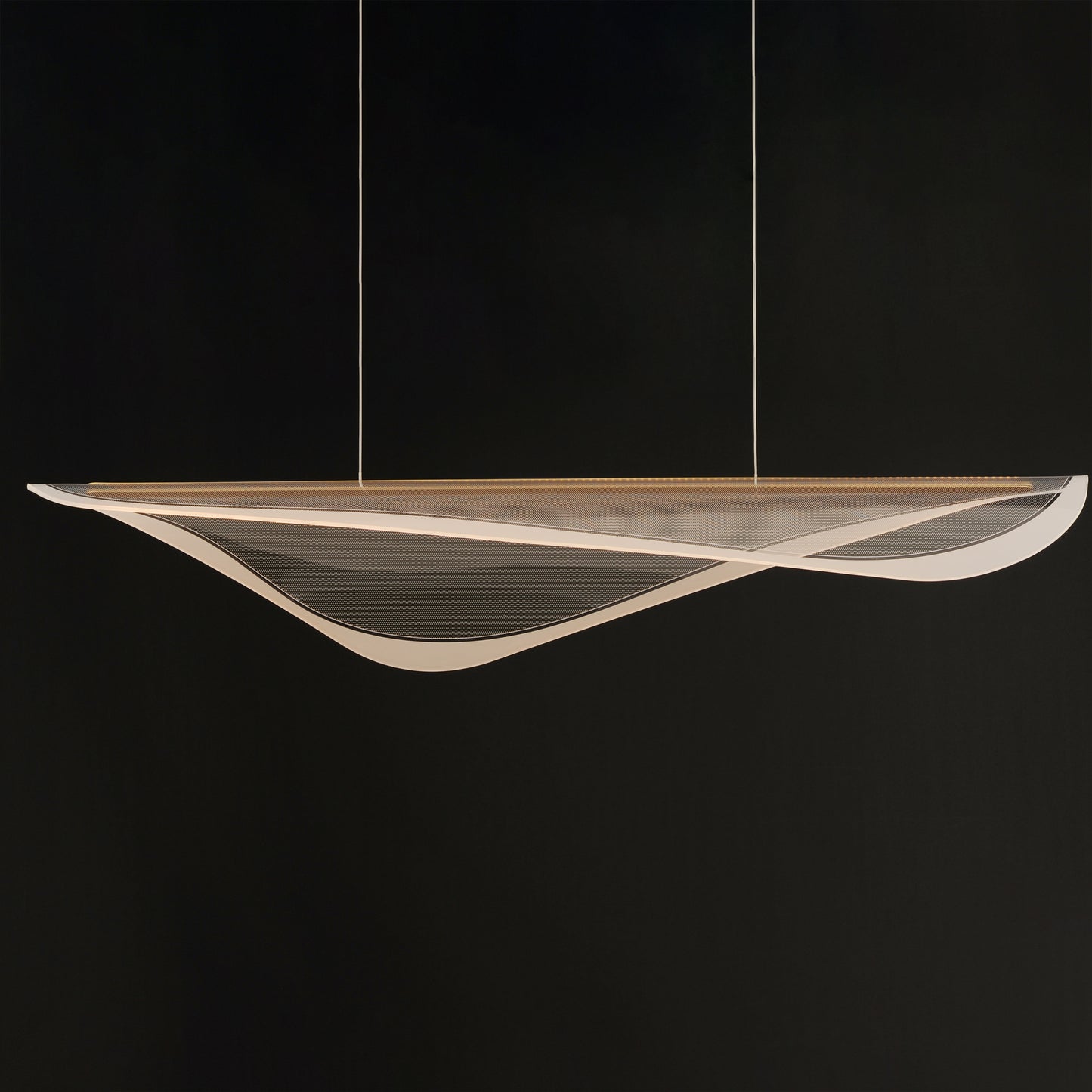 E24714-144GLD - 1 Light Manta 9.75" Chandelier - Gold