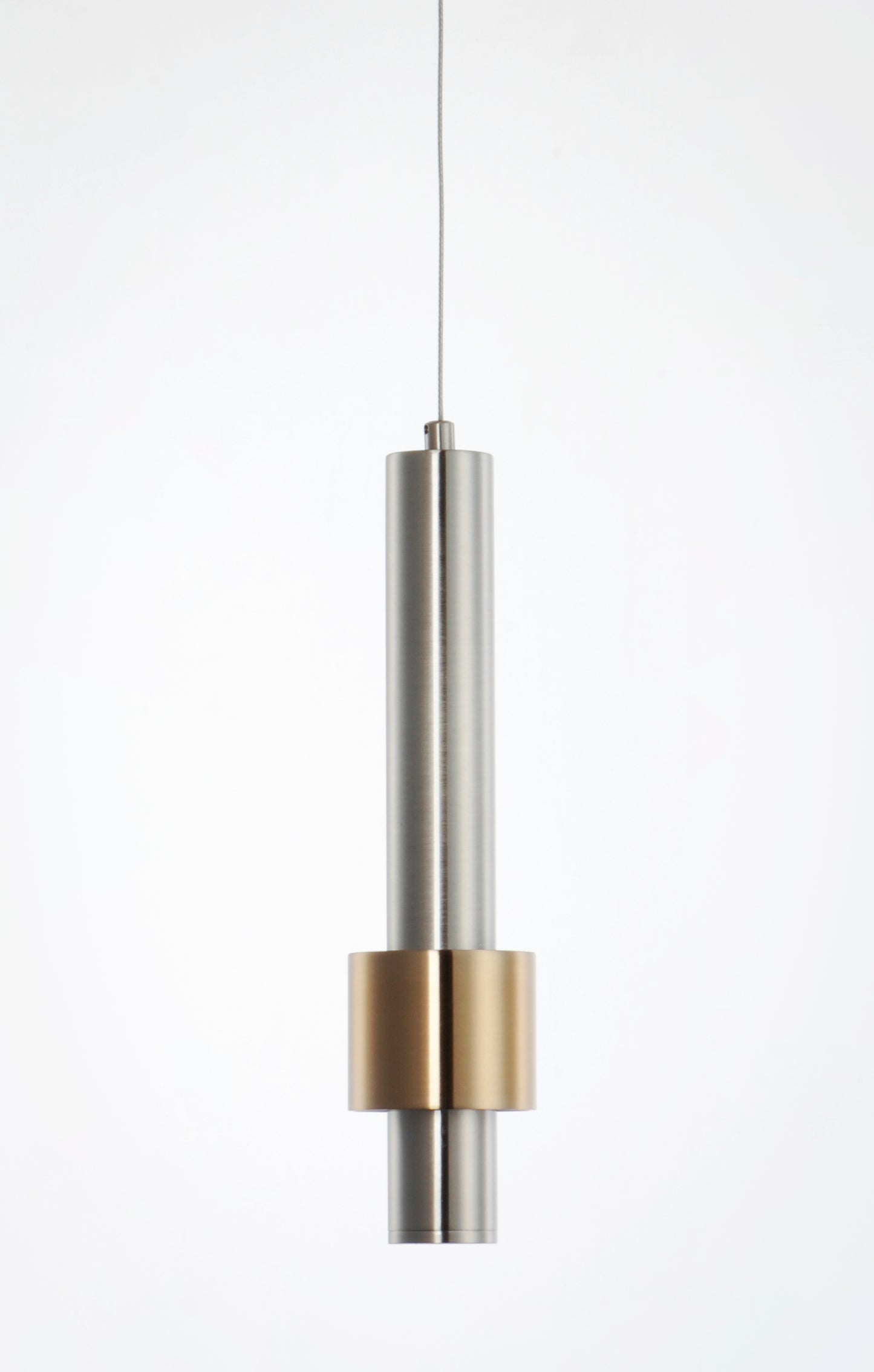 E24751-SNSBR - Reveal 12" Pendant - Satin Nickel / Satin Brass