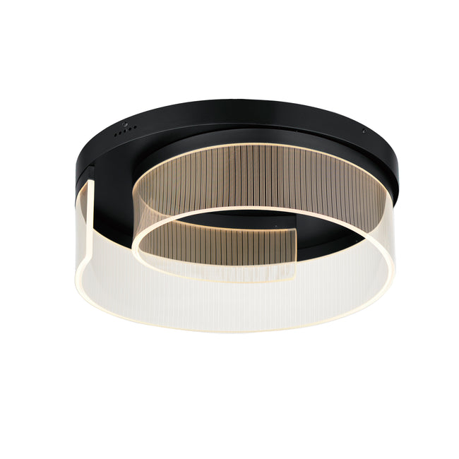 E24779-133BK - Sonata 20" Flush Mount Ceiling Light - Black
