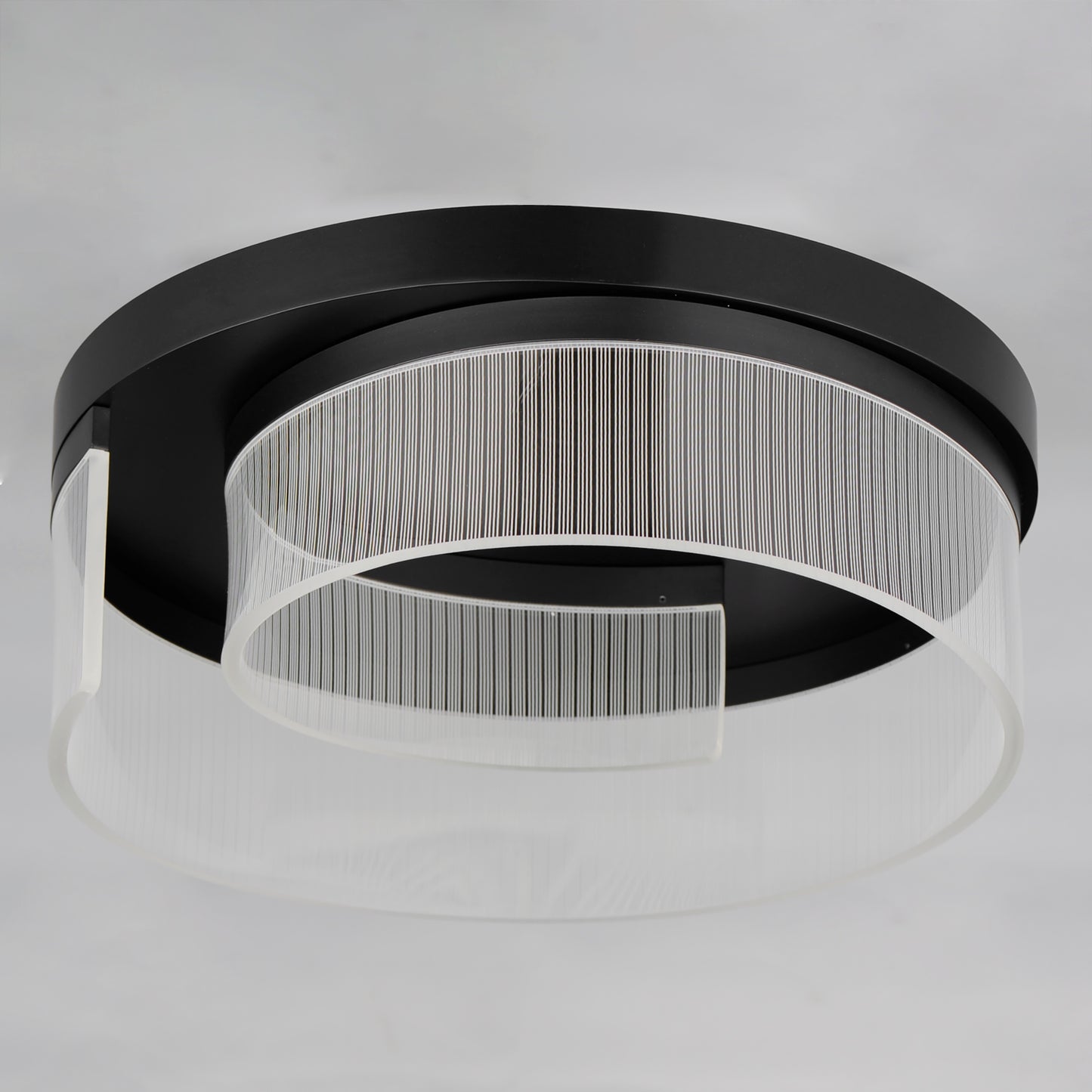 E24779-133BK - Sonata 20" Flush Mount Ceiling Light - Black