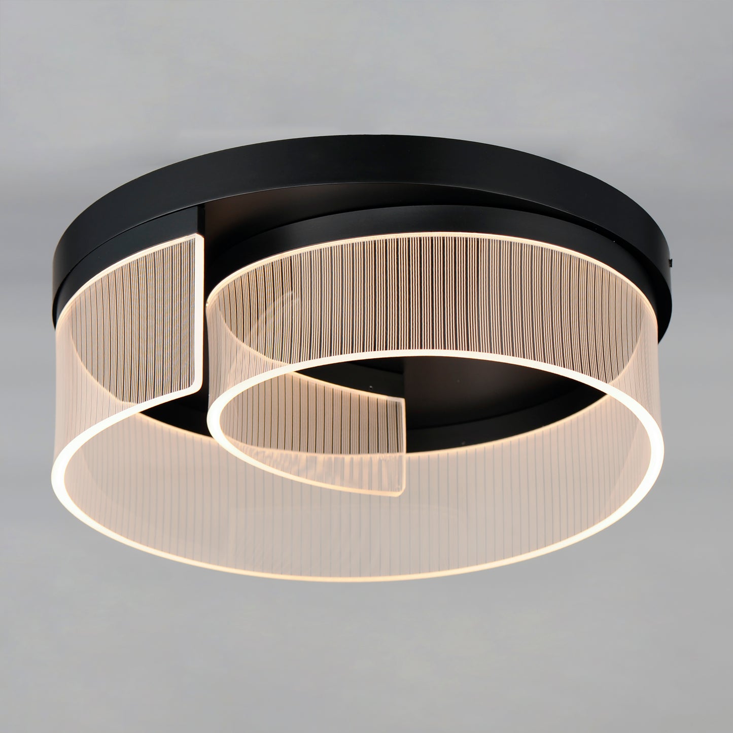 E24779-133BK - Sonata 20" Flush Mount Ceiling Light - Black