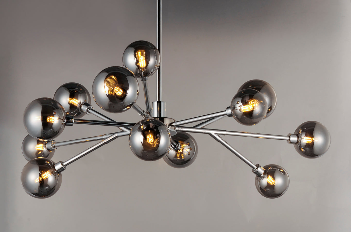 E24826-138PC - 12 Light Asteroid 42" Chandelier - Polished Chrome