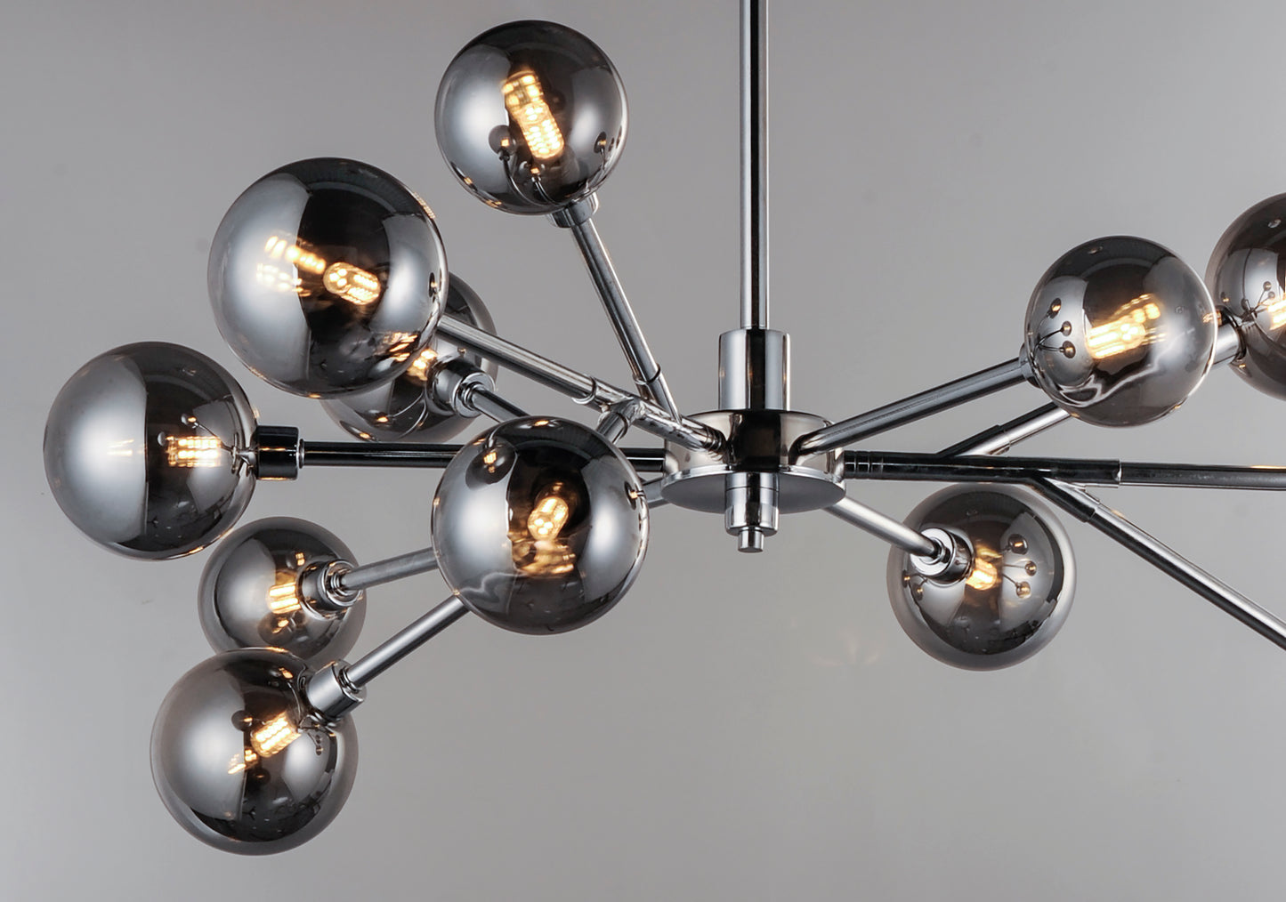 E24826-138PC - 12 Light Asteroid 42" Chandelier - Polished Chrome