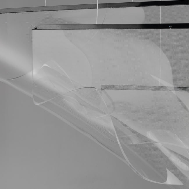 E24873-133BGM - 3 Light Rinkle 15" Chandelier - Brushed Gunmetal