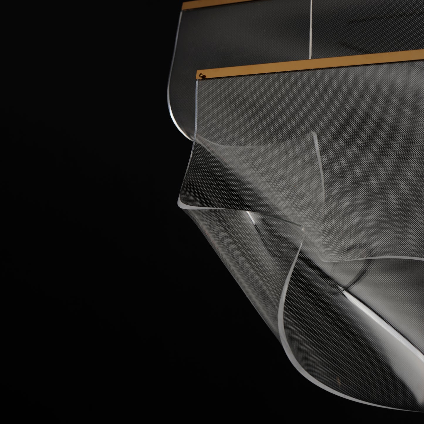 E24873-133FG - 3 Light Rinkle 15" Chandelier - French Gold