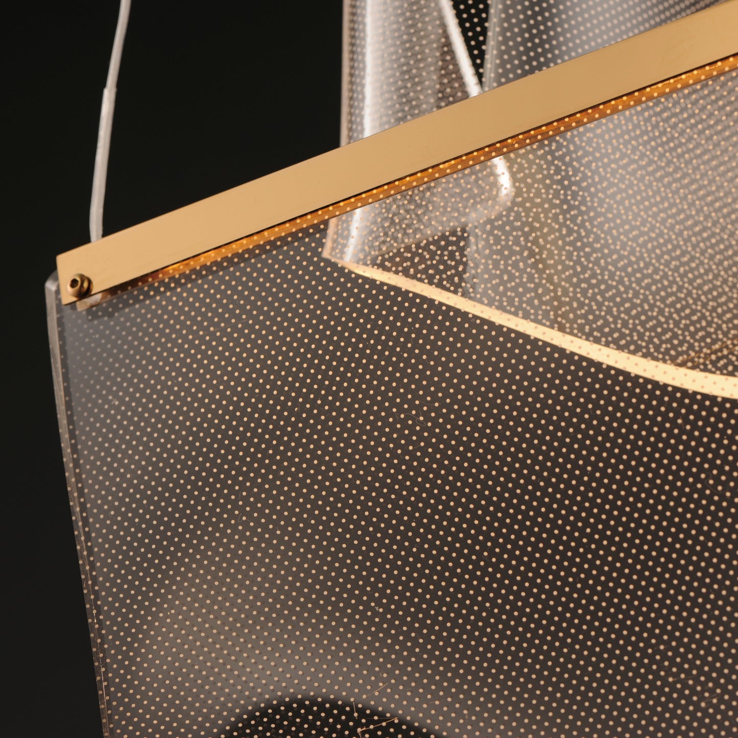 E24874-133FG - 3 Light Rinkle 16" Chandelier - French Gold