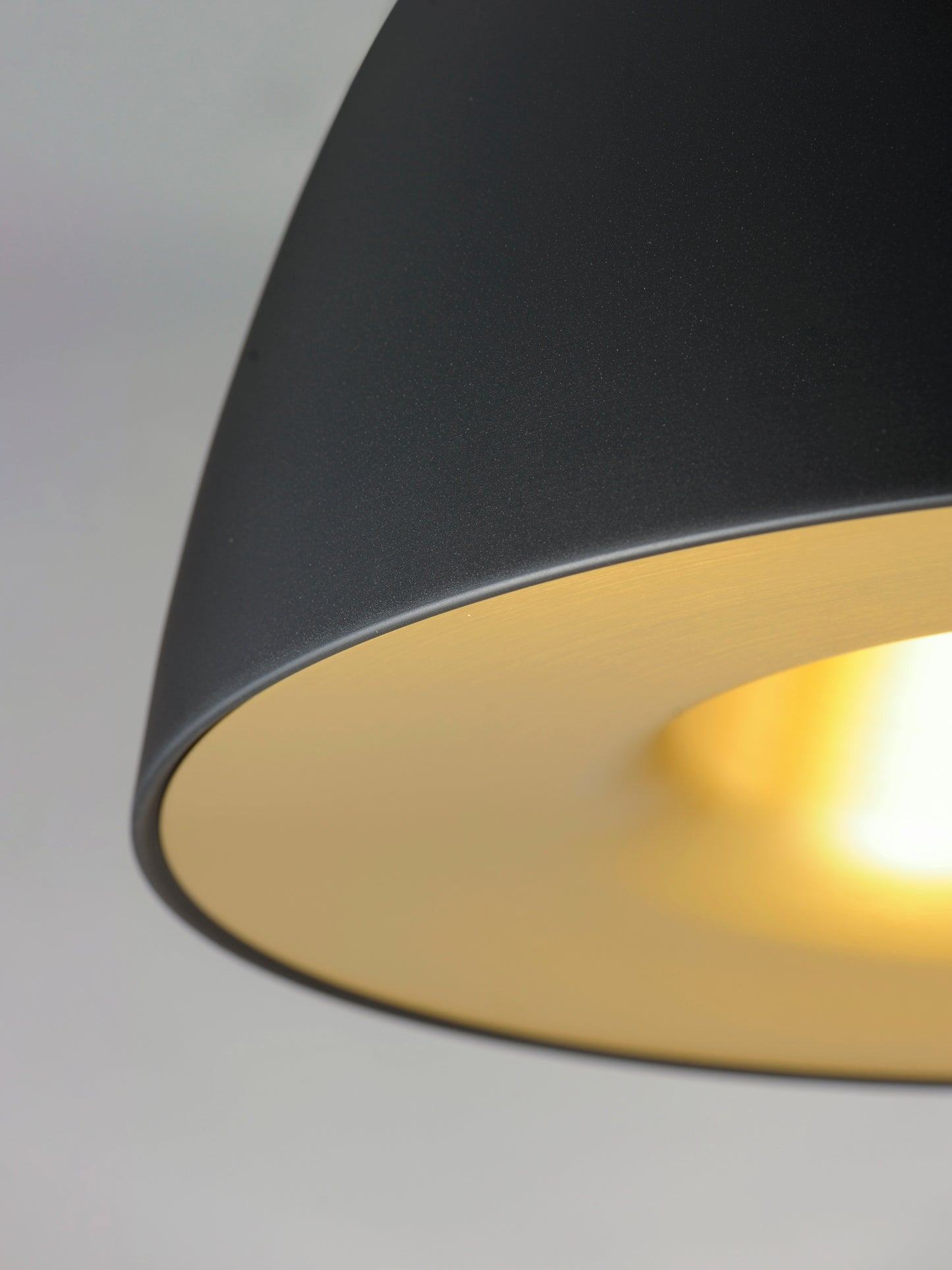 E24916-BKSBR - Fungo 24" Pendant - Black / Satin Brass