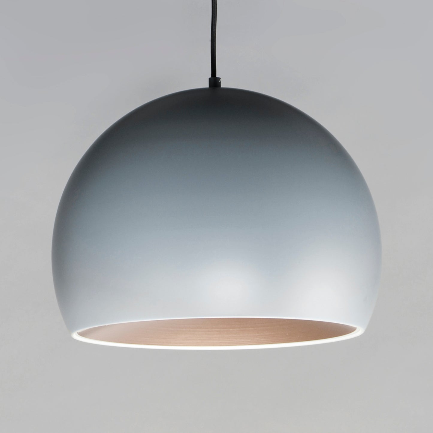 E24924-DGCOF - Palla 16" Pendant - Dark Grey / Coffee