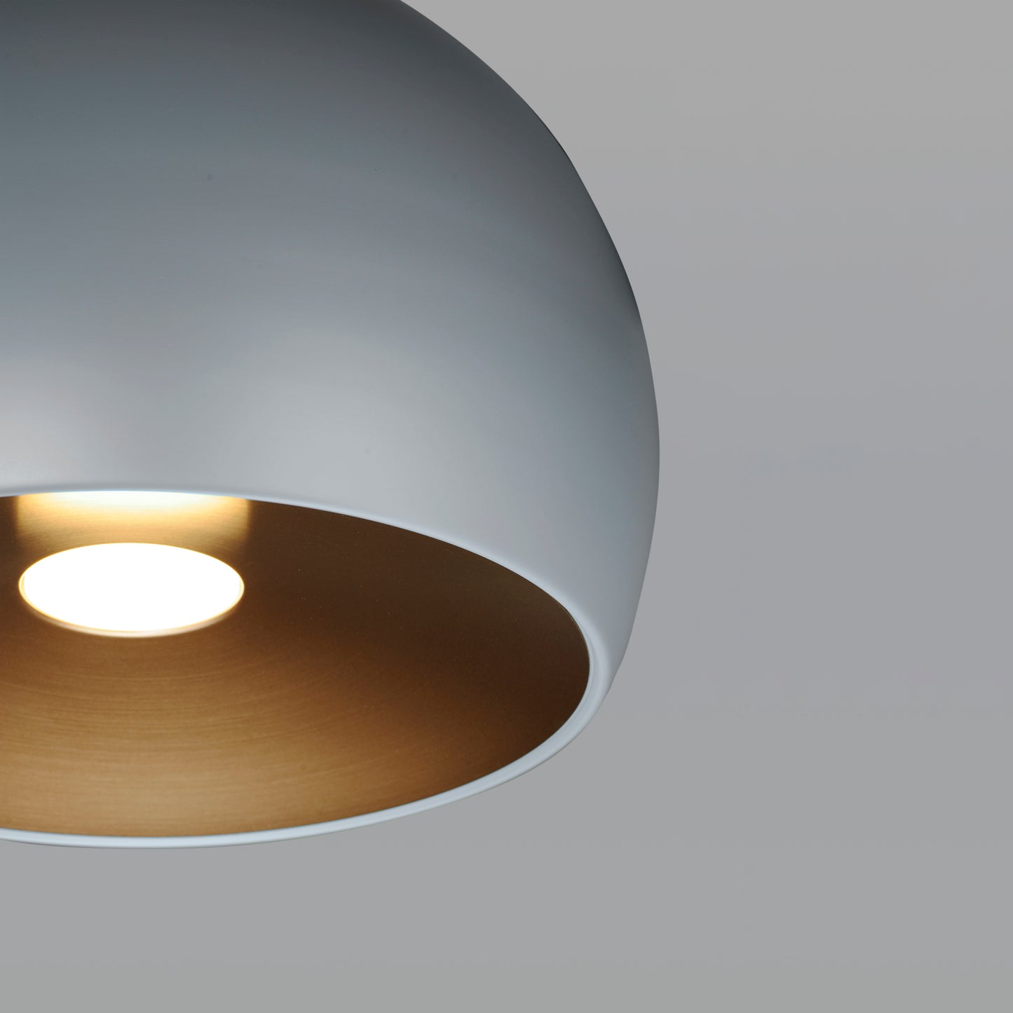 E24926-DGCOF - Palla 20" Pendant - Dark Grey / Coffee