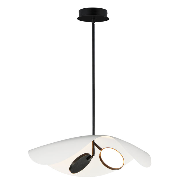 E24966-WTBK - Carmen 24" Pendant - Black