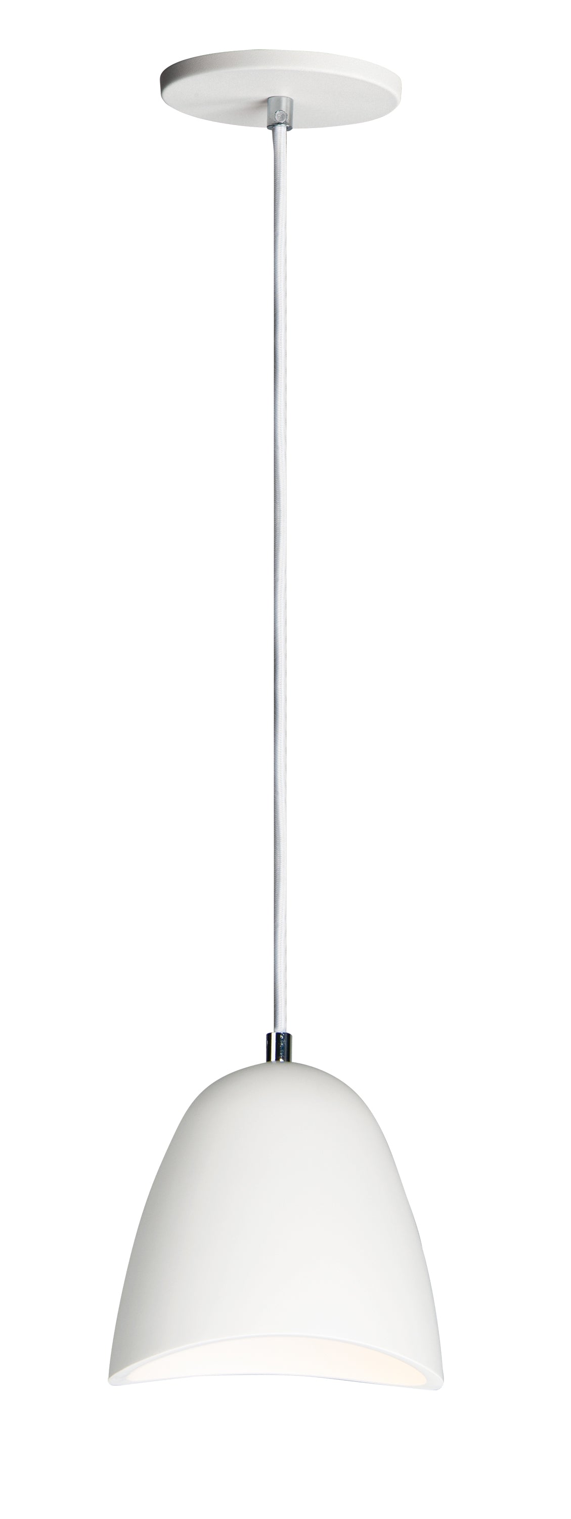 E25034-WT - Sway 7.5" Pendant - White