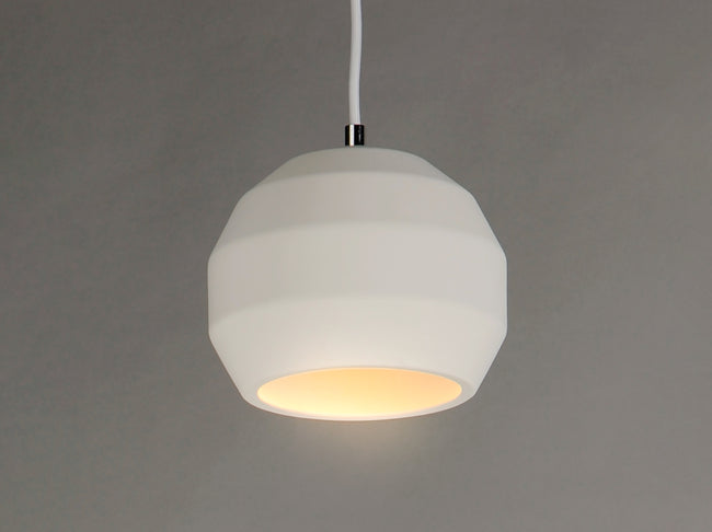 E25035-WT - Hive 7.75" Pendant - White