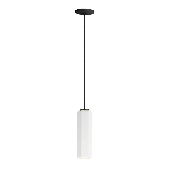 E25037-WTBK - Allen 13" Pendant - White / Black