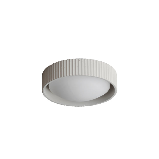 E25050-CHK - Souffle 11" Flush Mount Ceiling Light - Chaulk White