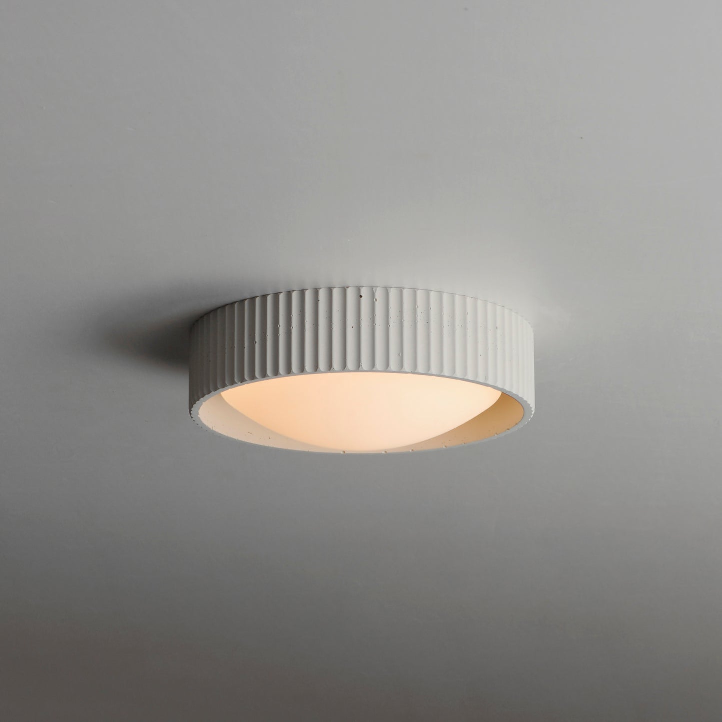 E25050-CHK - Souffle 11" Flush Mount Ceiling Light - Chaulk White