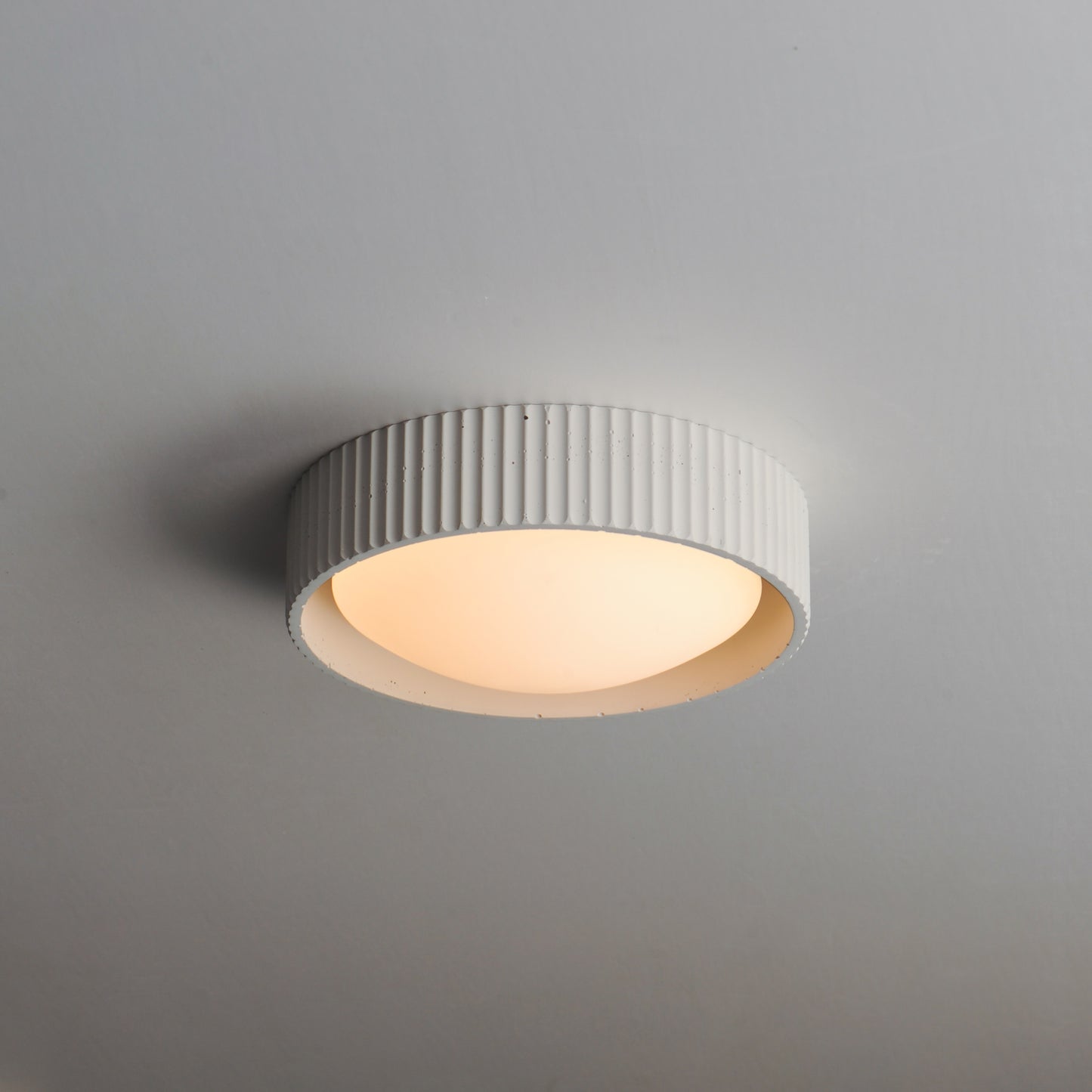 E25050-CHK - Souffle 11" Flush Mount Ceiling Light - Chaulk White