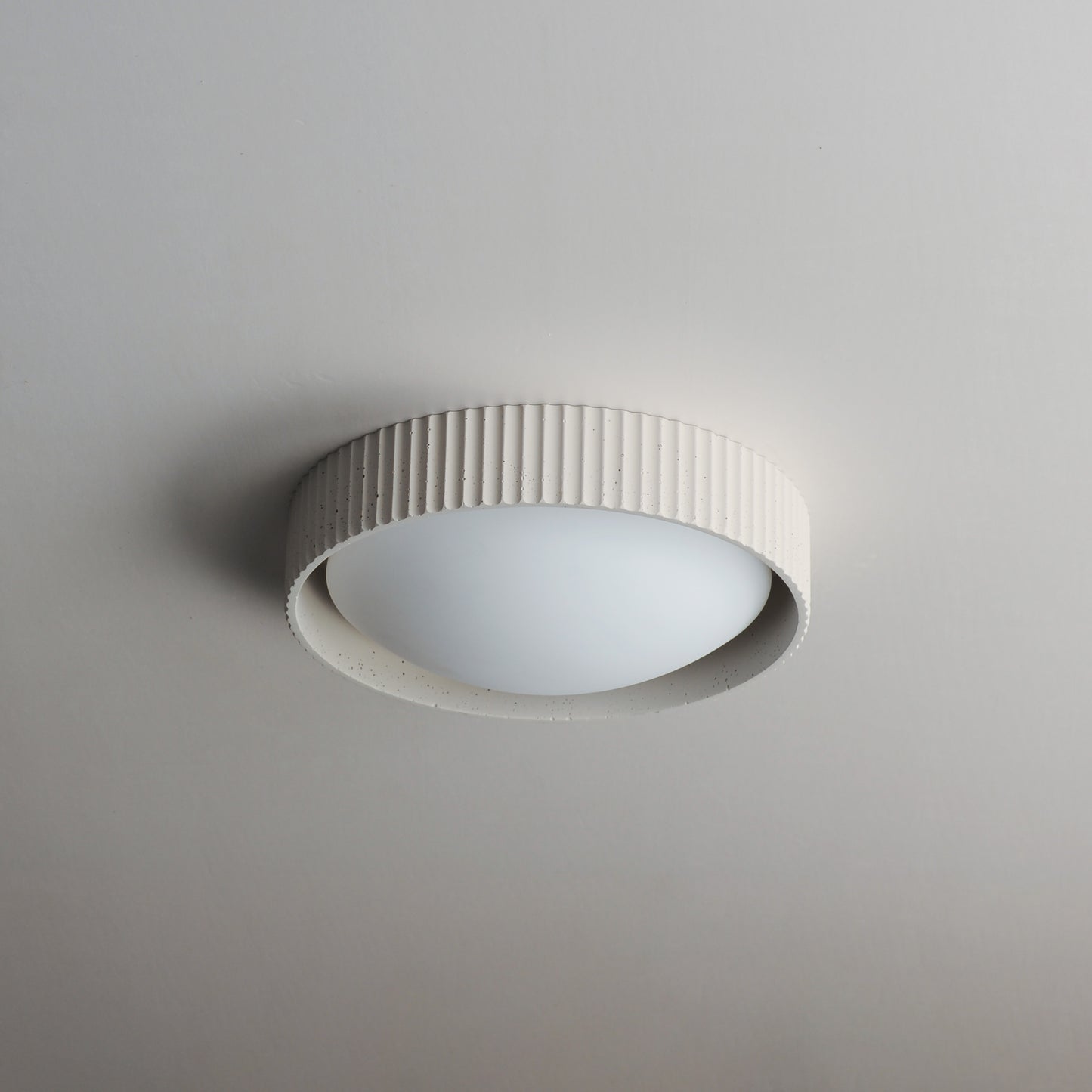E25050-CHK - Souffle 11" Flush Mount Ceiling Light - Chaulk White