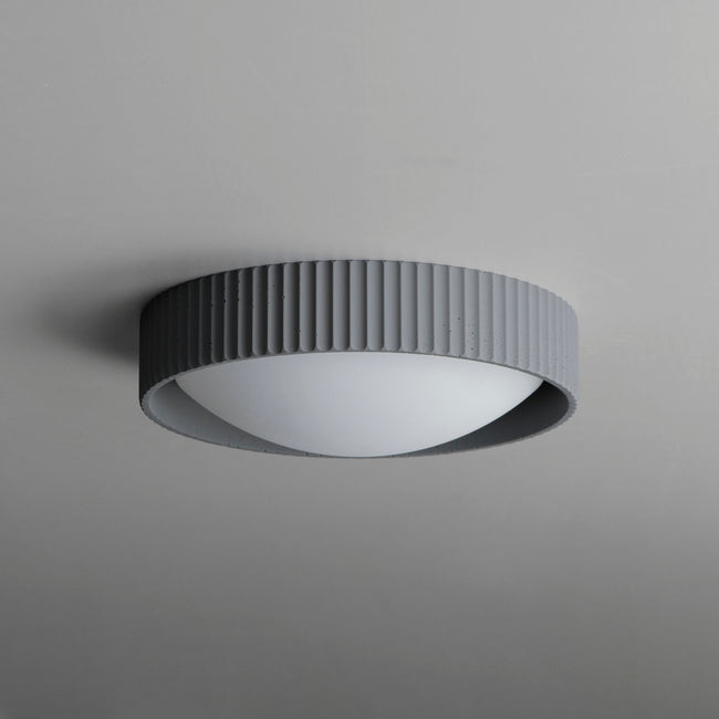 E25051-GY - Souffle 14" Flush Mount Ceiling Light - Gray