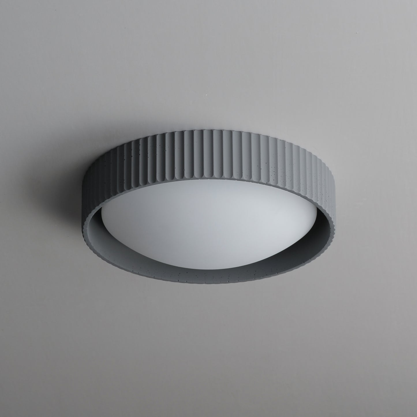 E25051-GY - Souffle 14" Flush Mount Ceiling Light - Gray