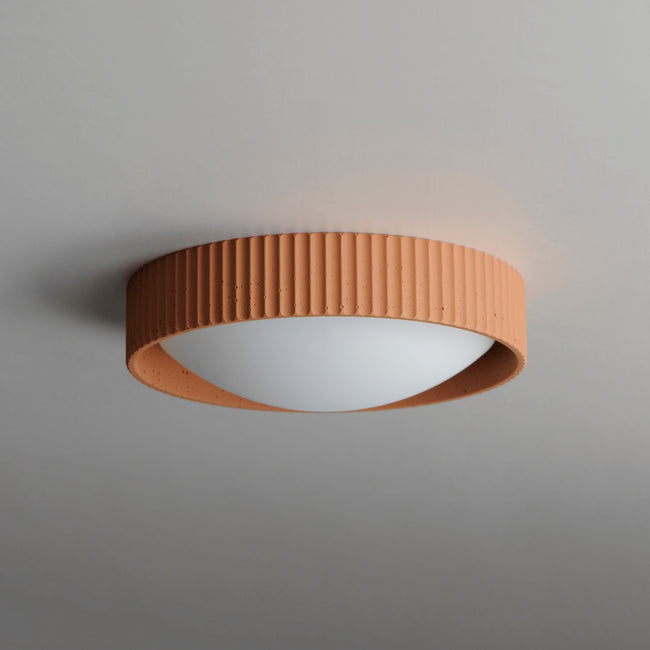 E25051-TRC - Souffle 14" Flush Mount Ceiling Light - Terra Cotta