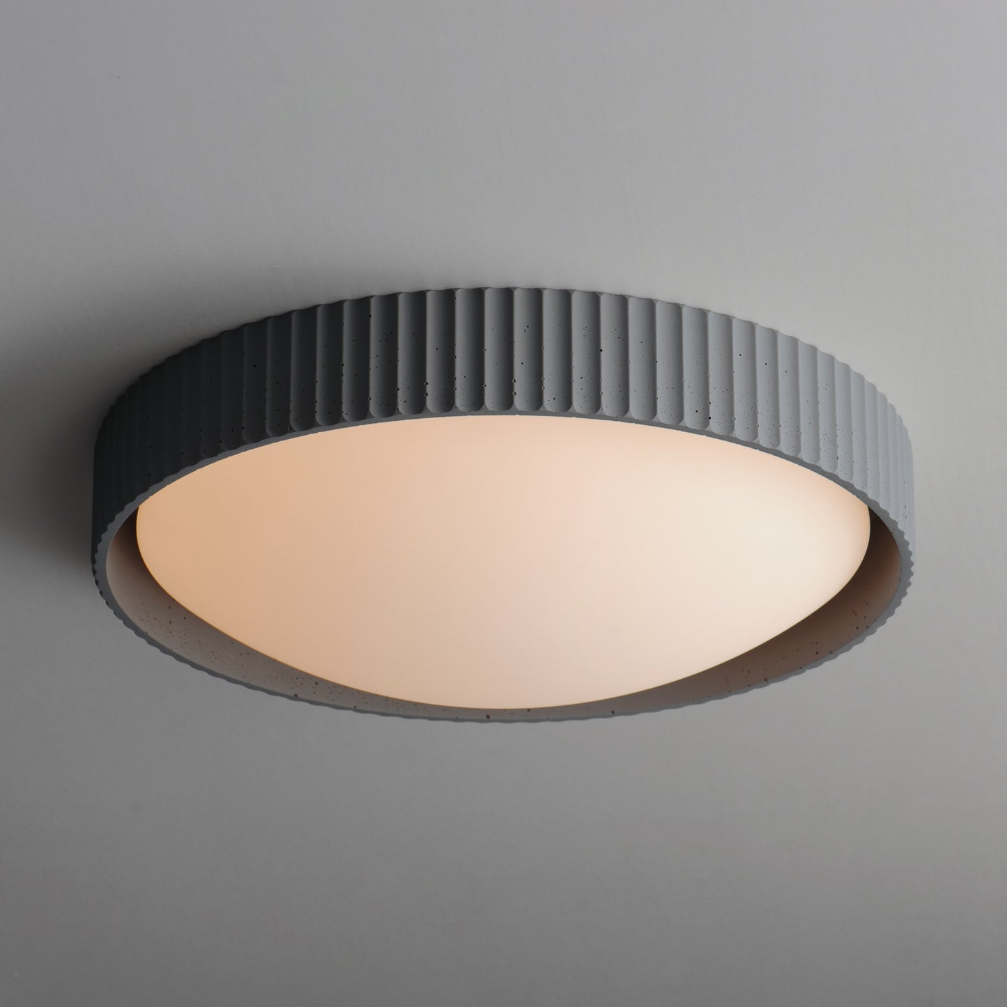 E25058-GY - Souffle 18" Flush Mount Ceiling Light - Gray