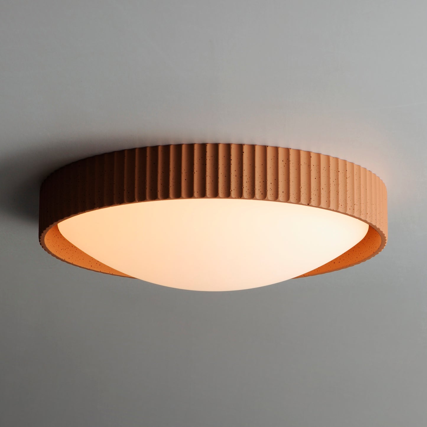 E25058-TRC - Souffle 18" Flush Mount Ceiling Light - Terra Cotta