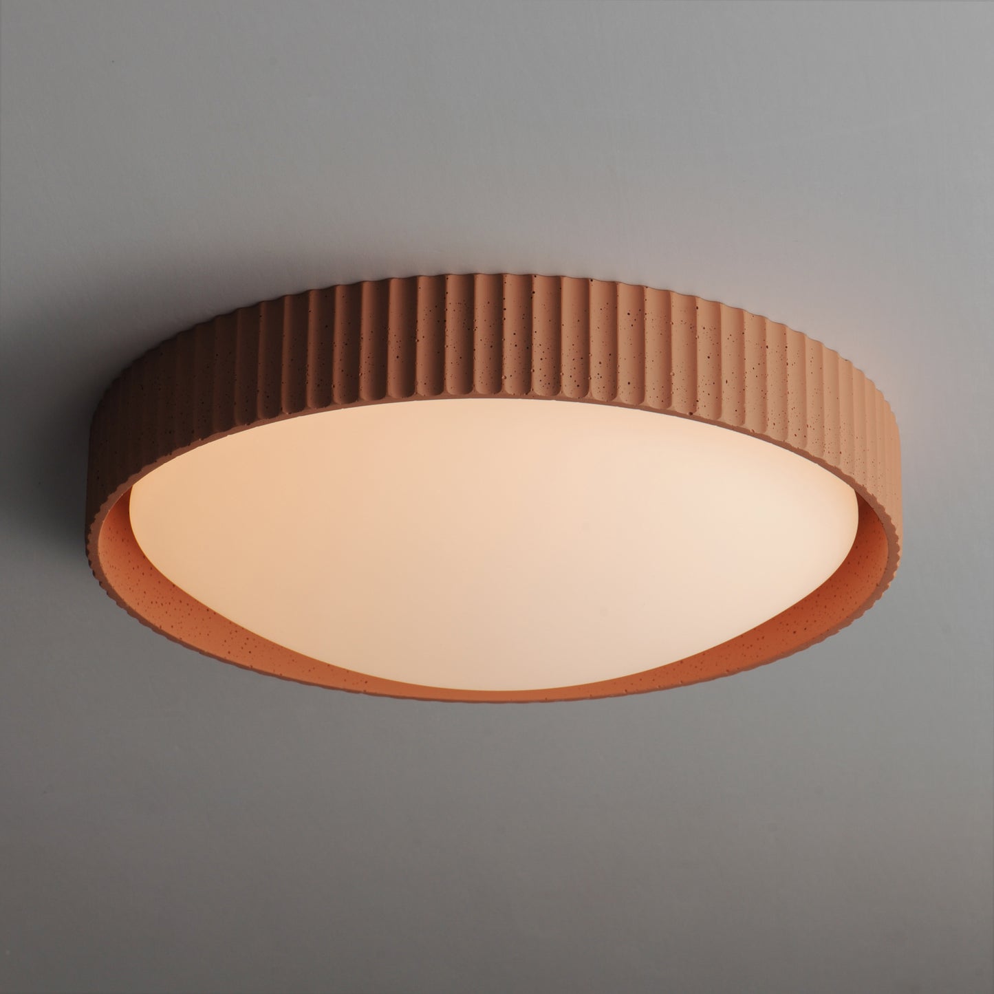 E25058-TRC - Souffle 18" Flush Mount Ceiling Light - Terra Cotta