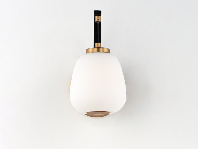 E25060-92BKGLD - Soji 9.25" Wall Sconce - Black / Gold