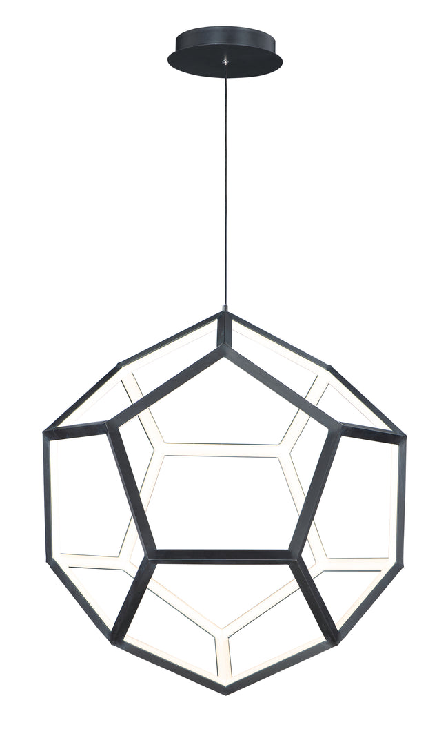 E25104-BK - Penta 22" Chandelier - Black