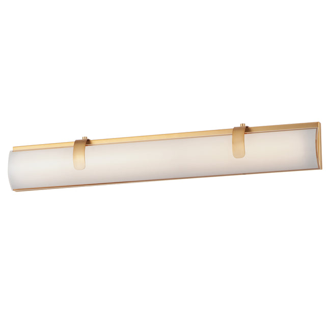 E25135-92GLD - Clutch 30" LED Bath Vanity - Gold