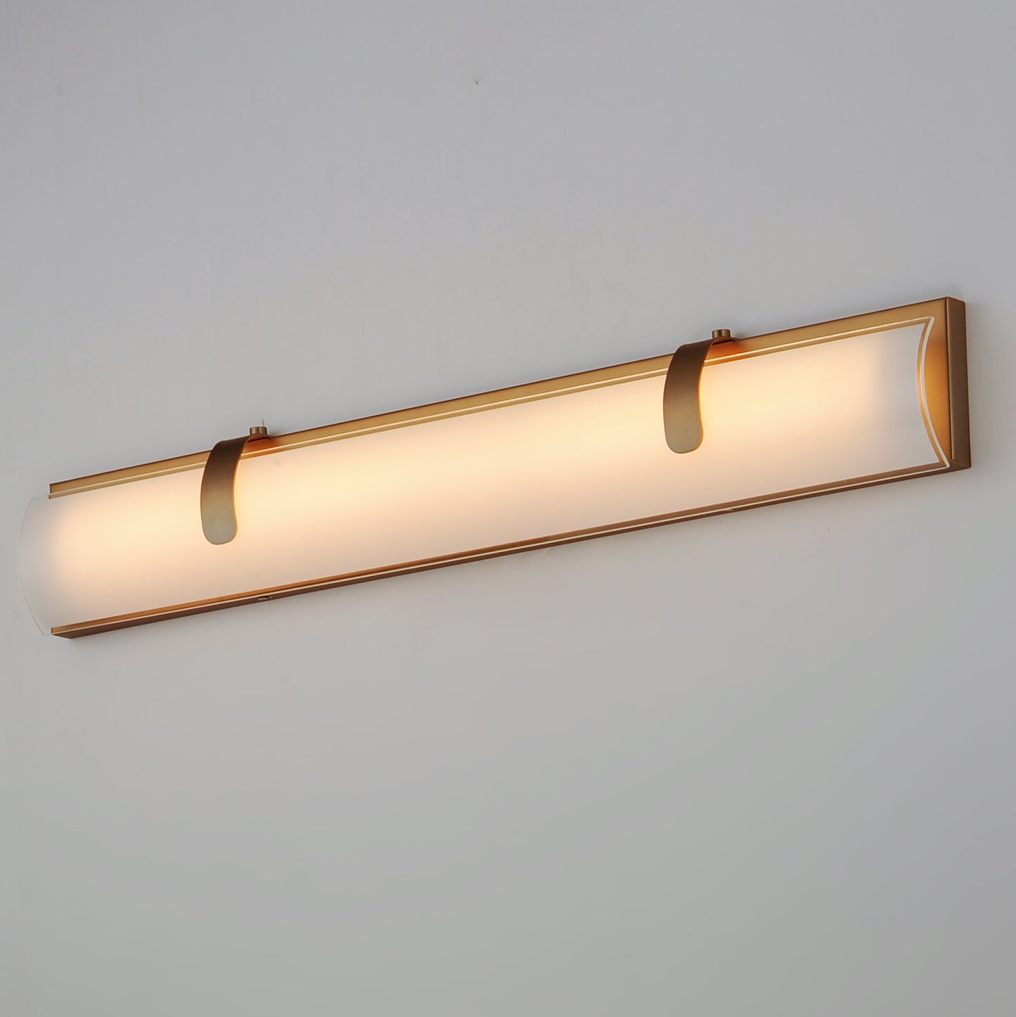 E25135-92GLD - Clutch 30" LED Bath Vanity - Gold