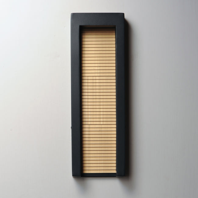 E30106-BKGLD - Alcove 20" Outdoor Wall Sconce - Black / Gold