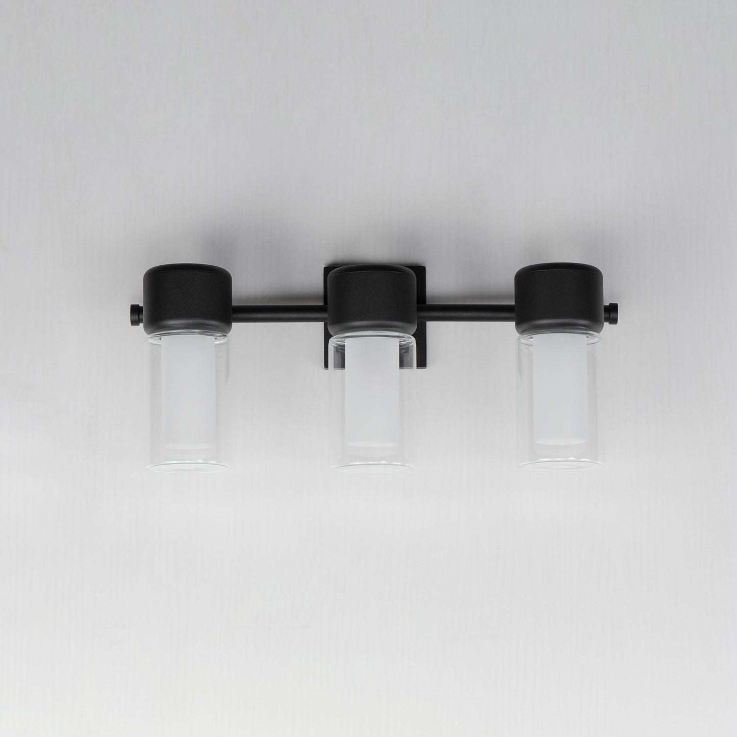 E30193-93BK - Dram 3-Light LED Bath Sconce - Black