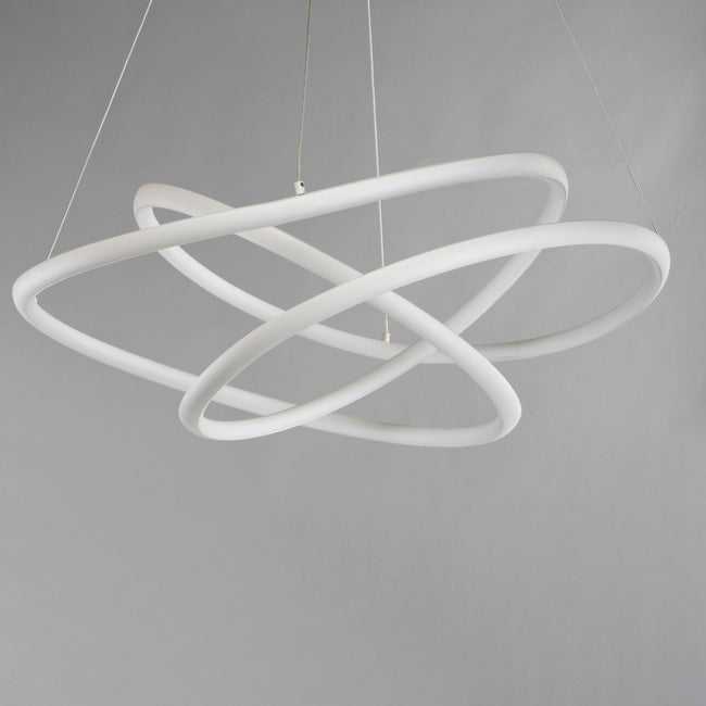E30645-MW - Twisted 32" Pendant - Matte White