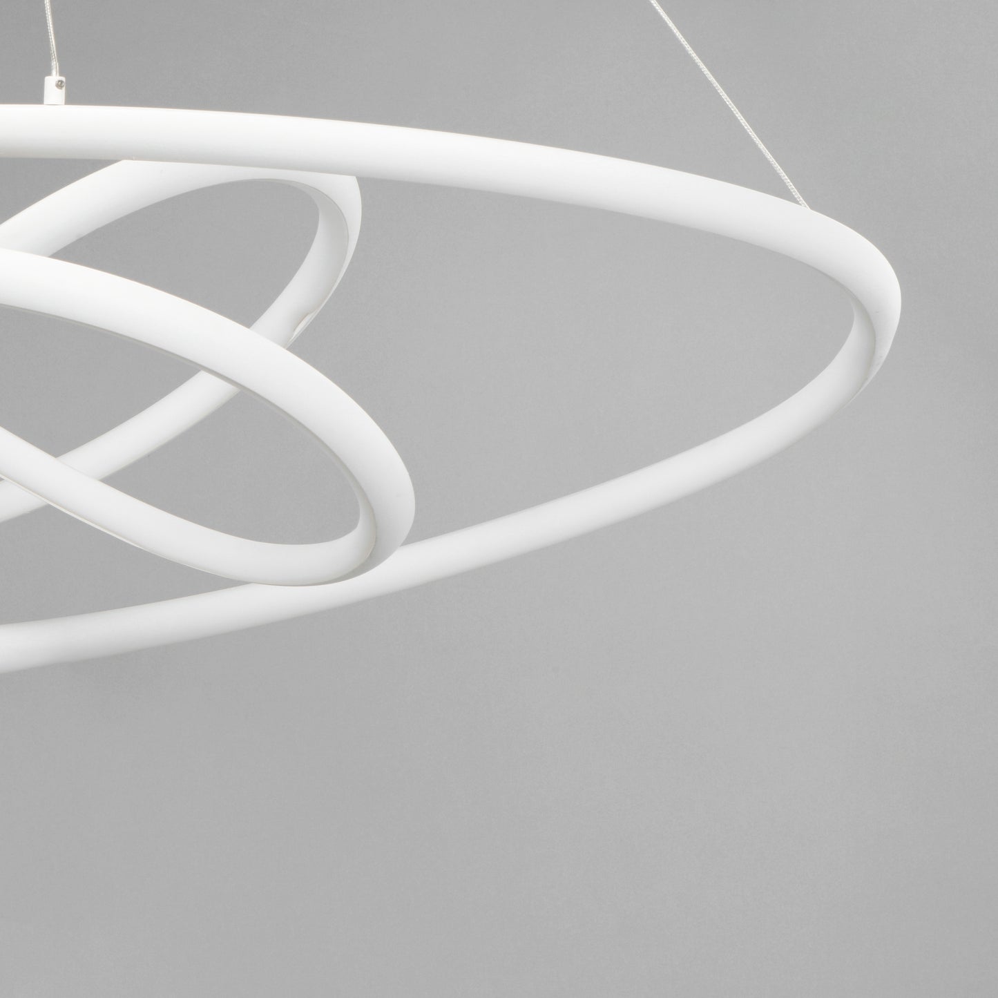 E30647-MW - Twisted 26" Pendant - Matte White
