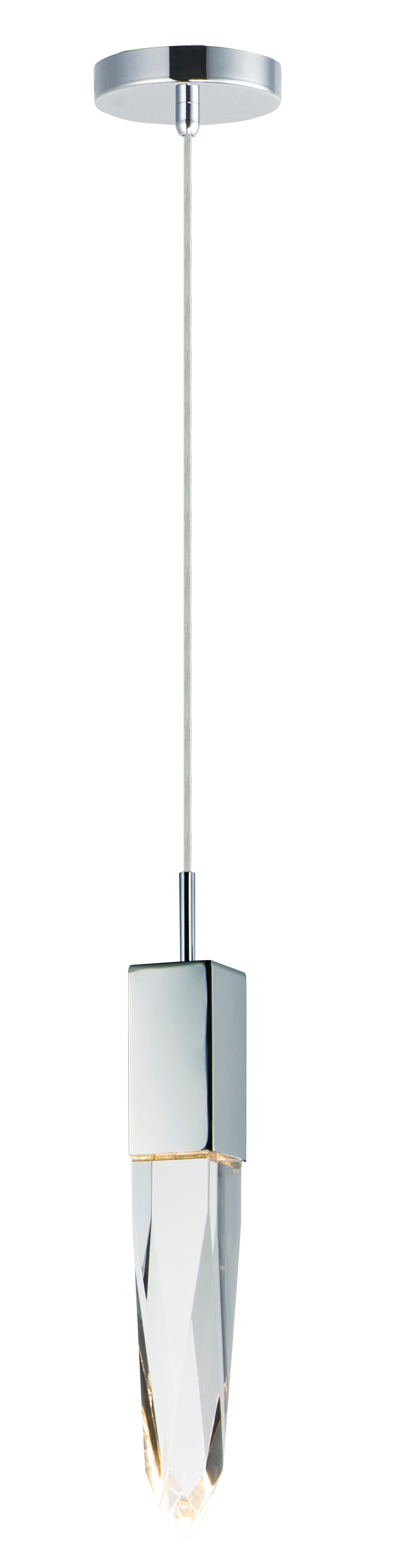 E31242-20PC - Quartz 17" Pendant - Polished Chrome