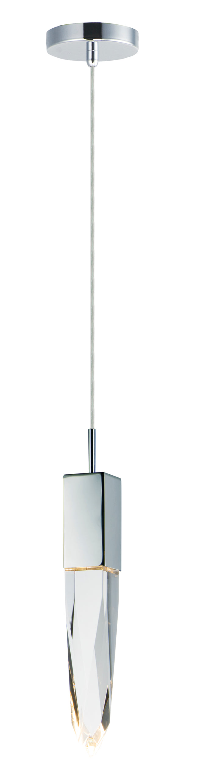 E31242-20PC - Quartz 17" Pendant - Polished Chrome